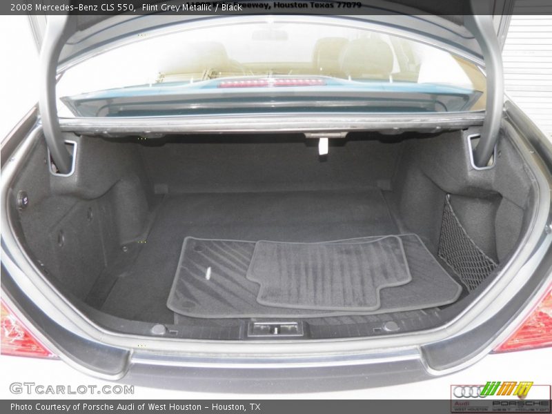Flint Grey Metallic / Black 2008 Mercedes-Benz CLS 550