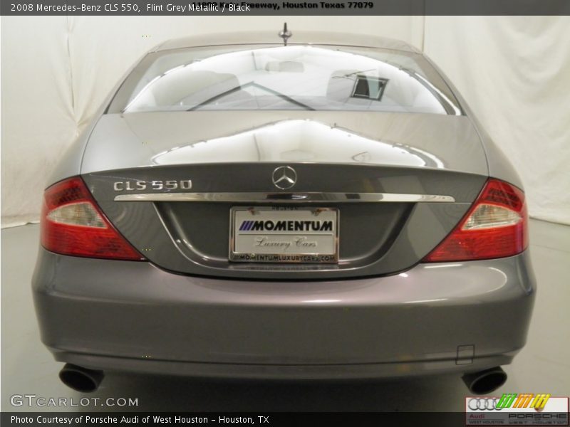 Flint Grey Metallic / Black 2008 Mercedes-Benz CLS 550