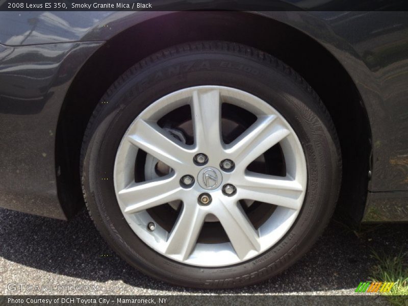 Smoky Granite Mica / Black 2008 Lexus ES 350