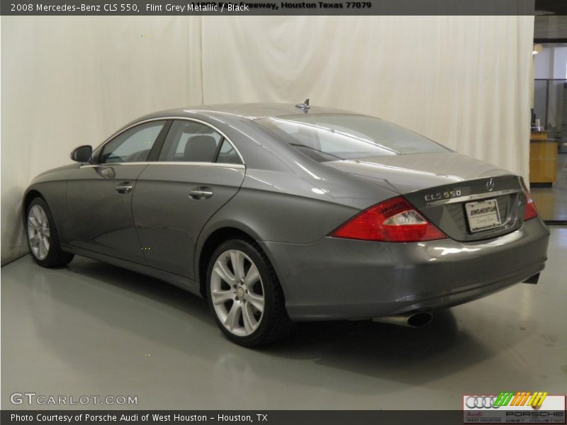 Flint Grey Metallic / Black 2008 Mercedes-Benz CLS 550