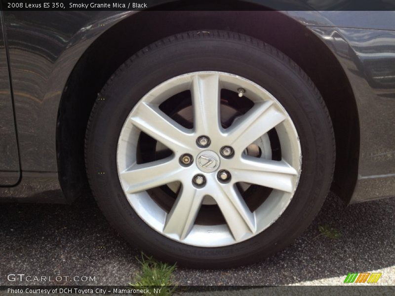 Smoky Granite Mica / Black 2008 Lexus ES 350