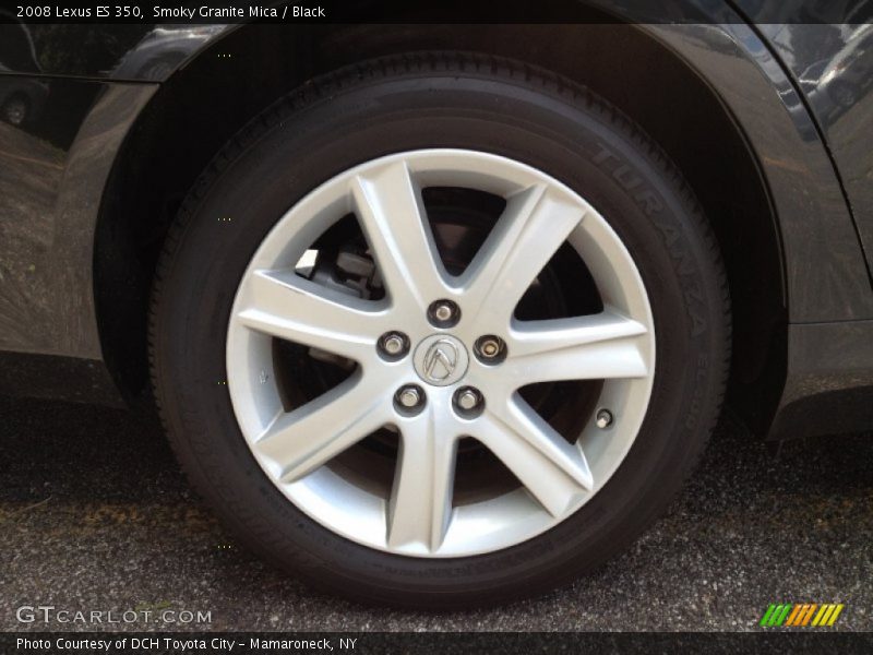Smoky Granite Mica / Black 2008 Lexus ES 350