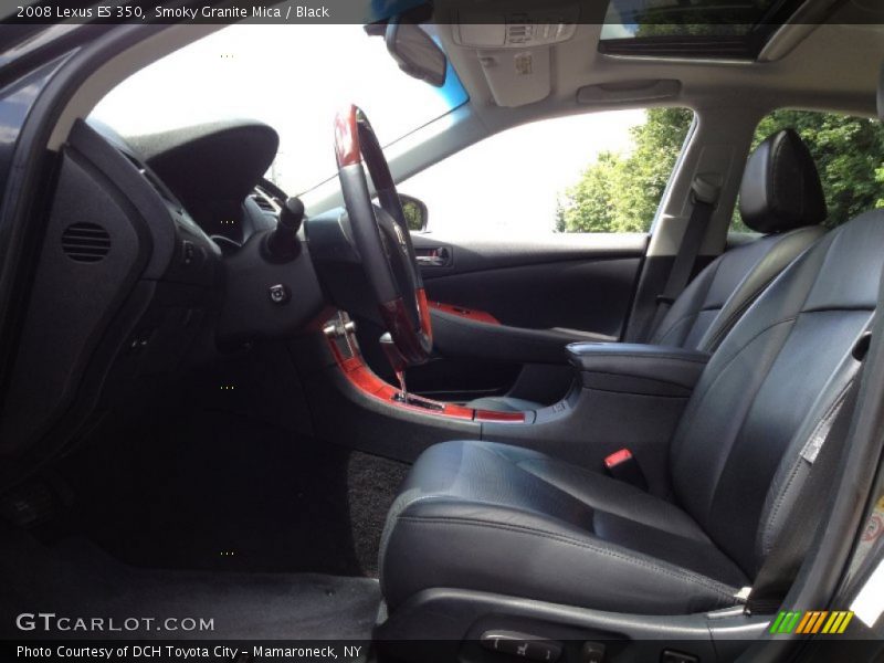 Smoky Granite Mica / Black 2008 Lexus ES 350