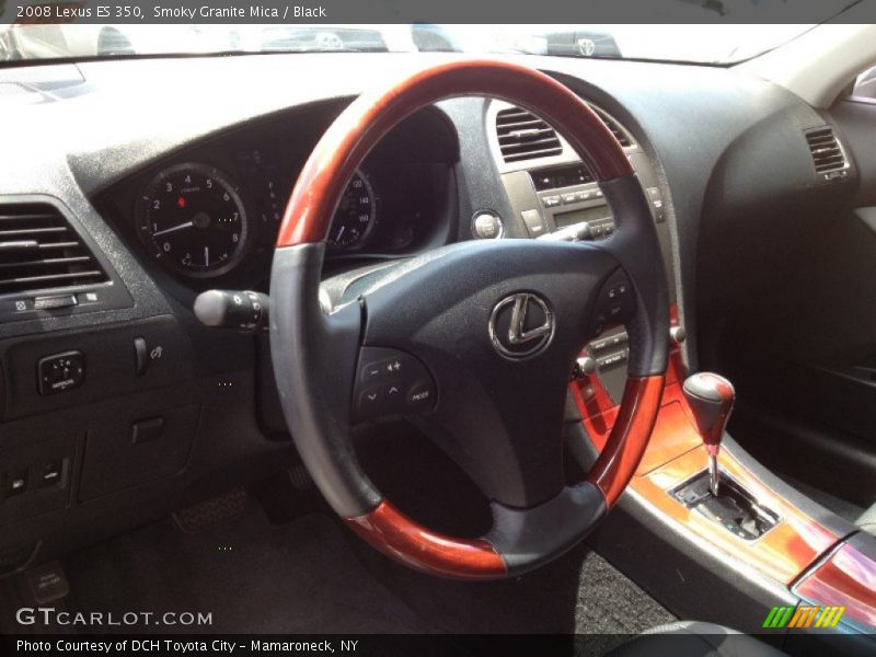 Smoky Granite Mica / Black 2008 Lexus ES 350