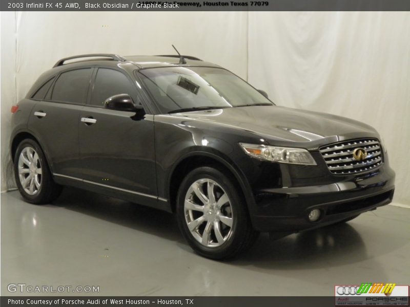 Black Obsidian / Graphite Black 2003 Infiniti FX 45 AWD