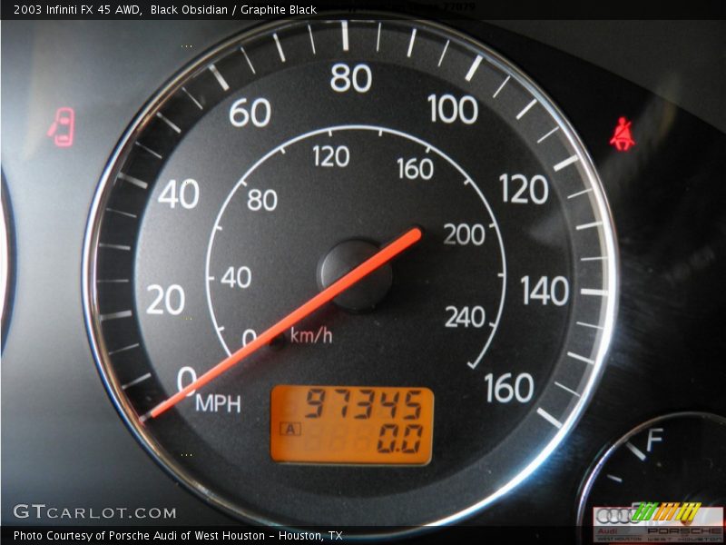Black Obsidian / Graphite Black 2003 Infiniti FX 45 AWD