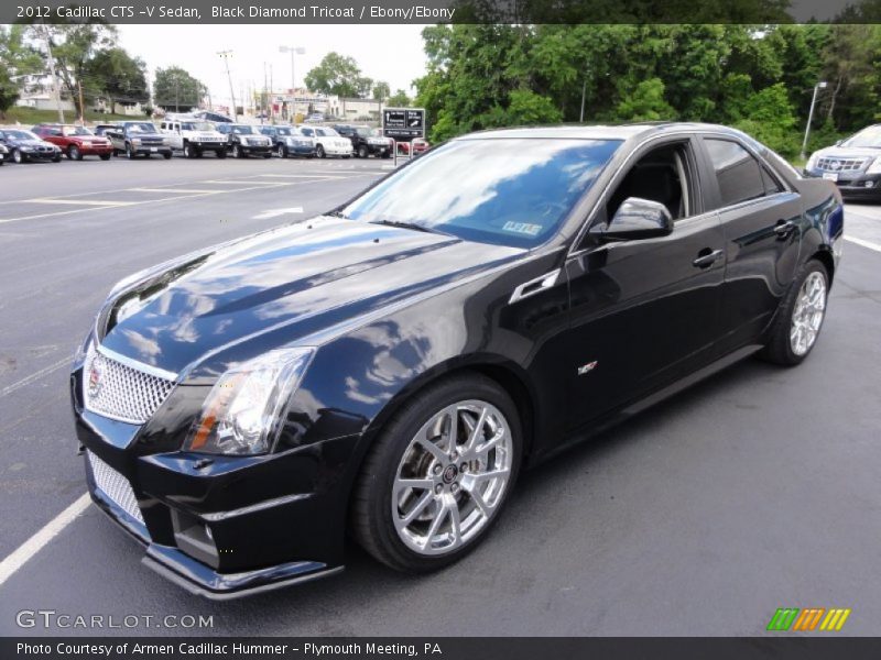 Front 3/4 View of 2012 CTS -V Sedan
