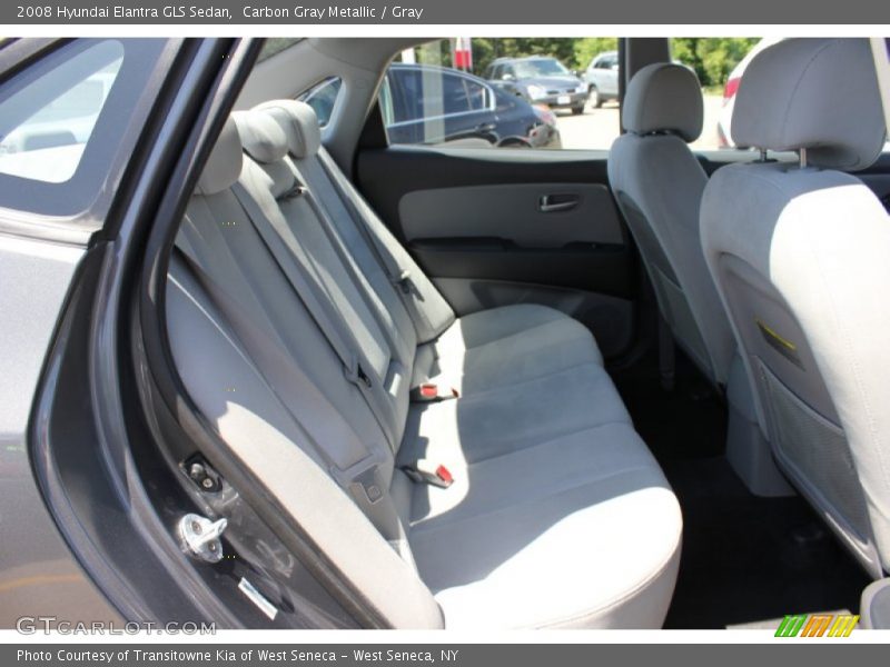 Carbon Gray Metallic / Gray 2008 Hyundai Elantra GLS Sedan