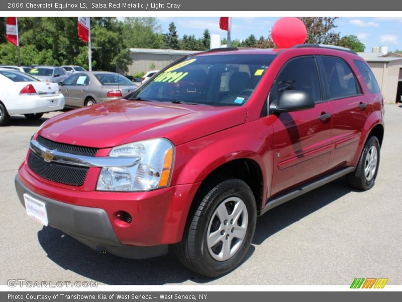 Salsa Red Metallic / Light Gray 2006 Chevrolet Equinox LS