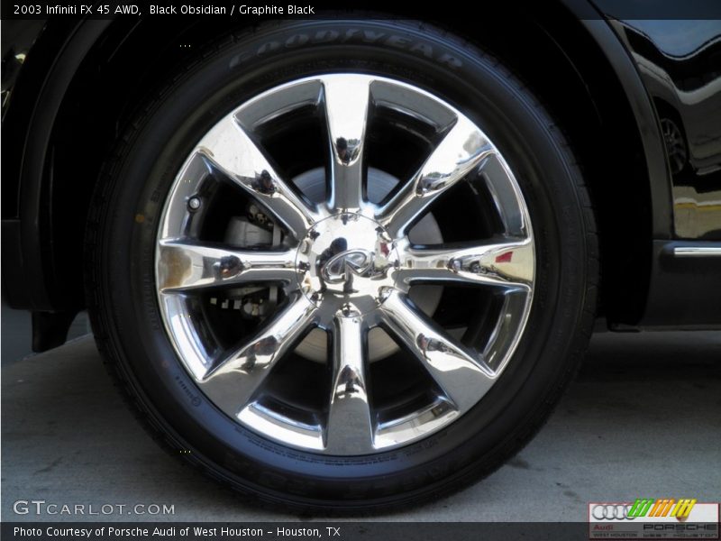 Black Obsidian / Graphite Black 2003 Infiniti FX 45 AWD