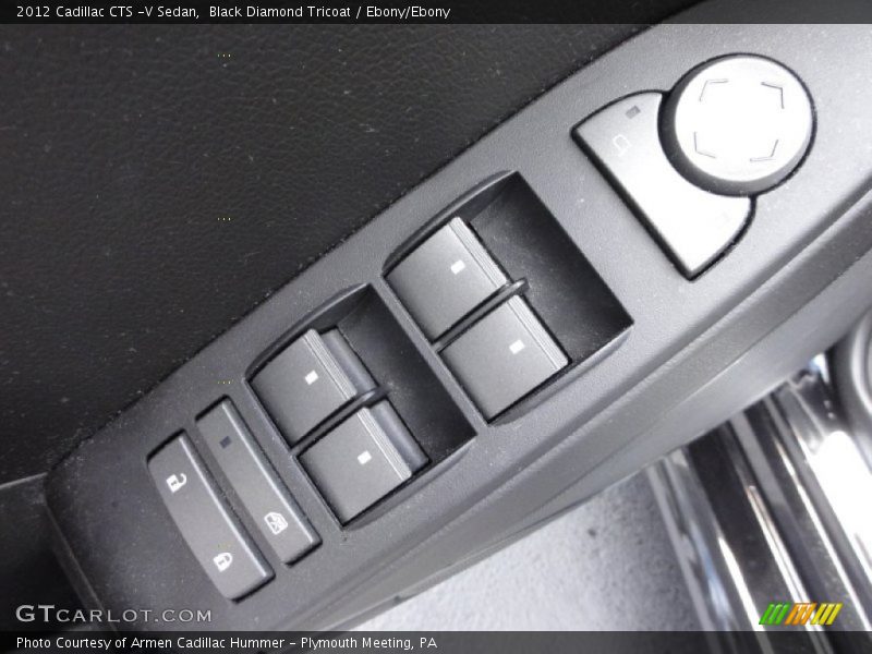 Black Diamond Tricoat / Ebony/Ebony 2012 Cadillac CTS -V Sedan