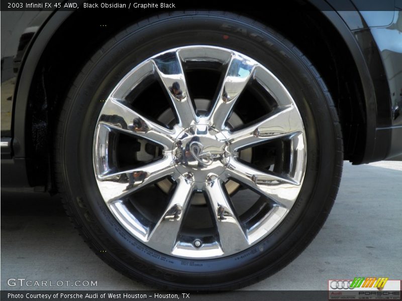 Black Obsidian / Graphite Black 2003 Infiniti FX 45 AWD
