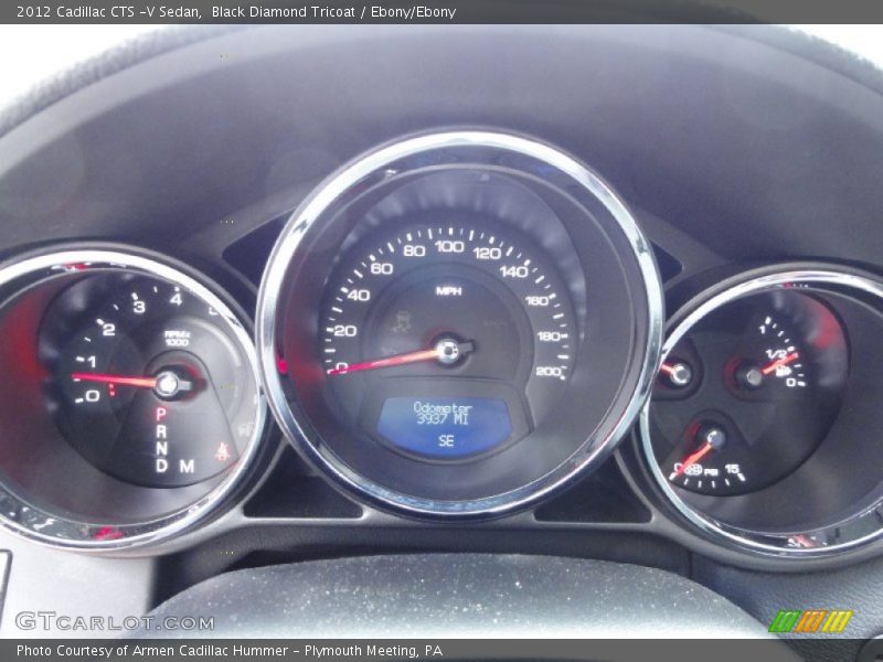  2012 CTS -V Sedan -V Sedan Gauges
