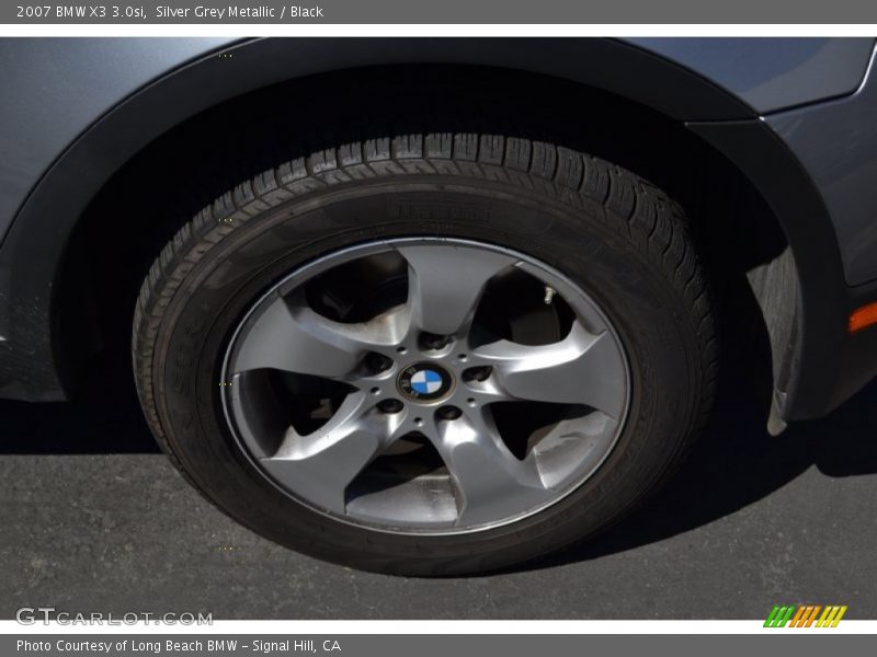 Silver Grey Metallic / Black 2007 BMW X3 3.0si
