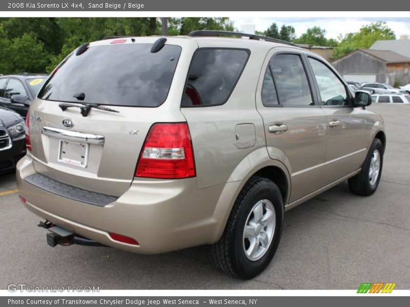 Sand Beige / Beige 2008 Kia Sorento LX 4x4