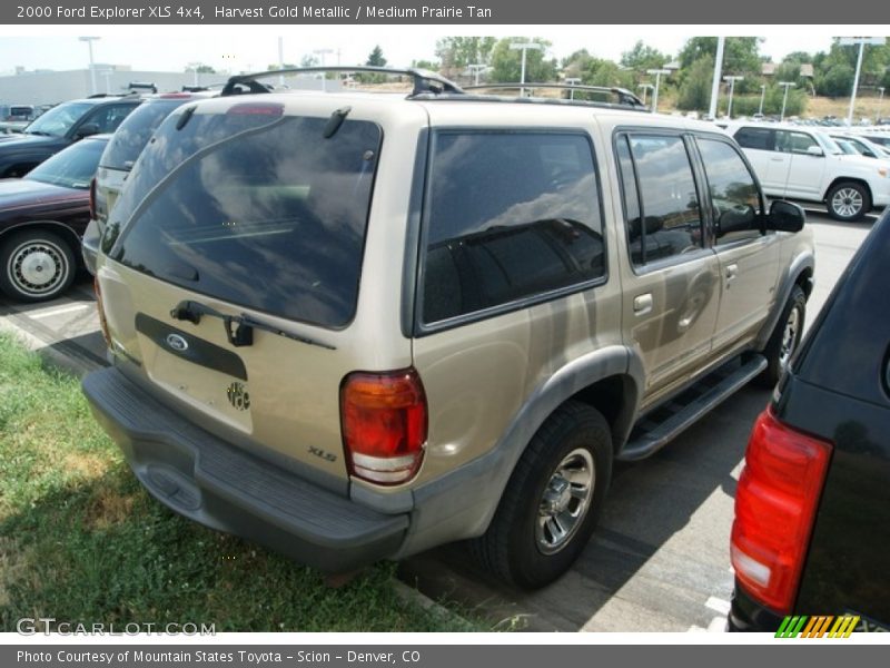 Harvest Gold Metallic / Medium Prairie Tan 2000 Ford Explorer XLS 4x4