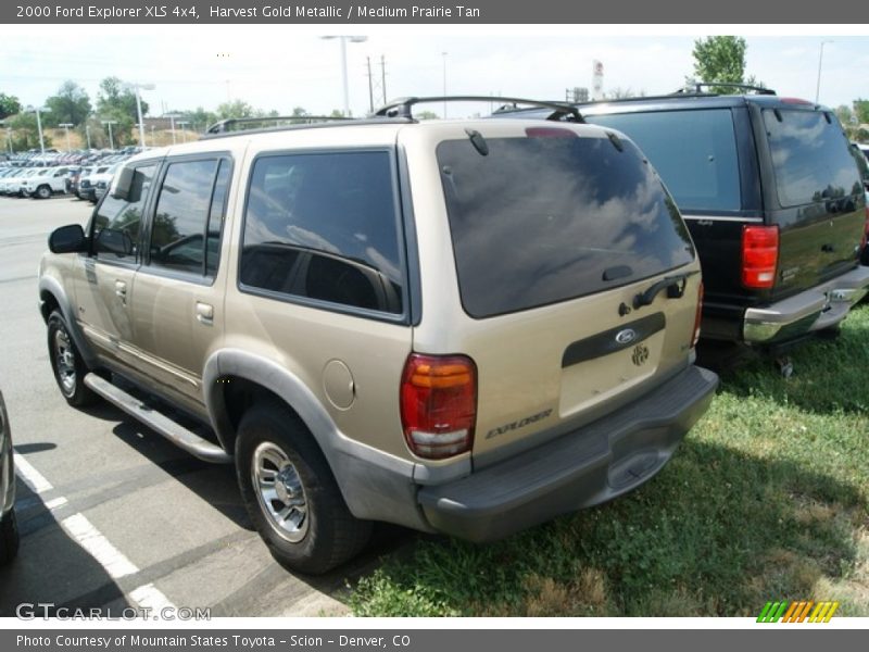 Harvest Gold Metallic / Medium Prairie Tan 2000 Ford Explorer XLS 4x4