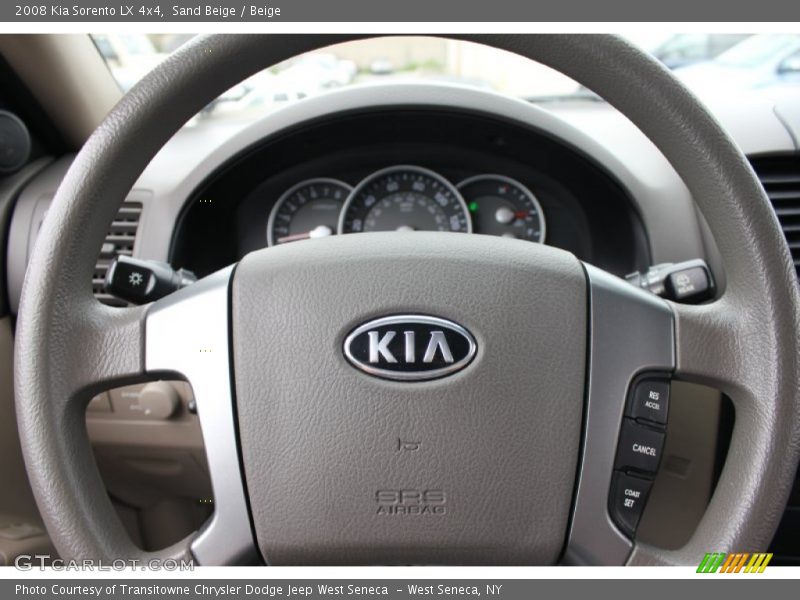 Sand Beige / Beige 2008 Kia Sorento LX 4x4
