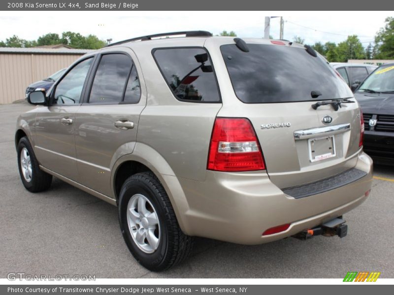 Sand Beige / Beige 2008 Kia Sorento LX 4x4