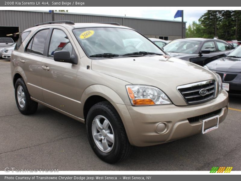 Sand Beige / Beige 2008 Kia Sorento LX 4x4