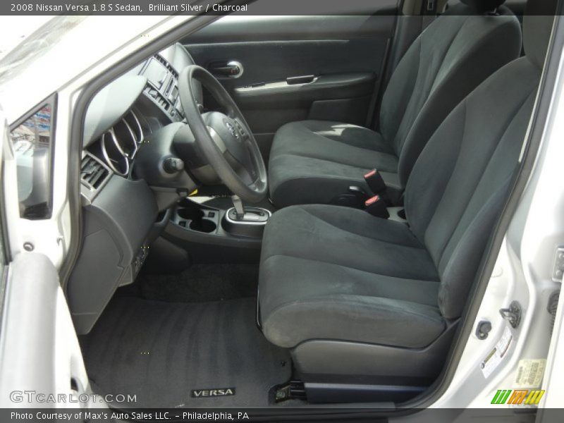 Brilliant Silver / Charcoal 2008 Nissan Versa 1.8 S Sedan