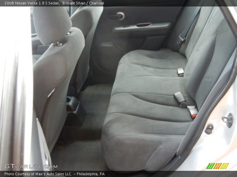 Brilliant Silver / Charcoal 2008 Nissan Versa 1.8 S Sedan
