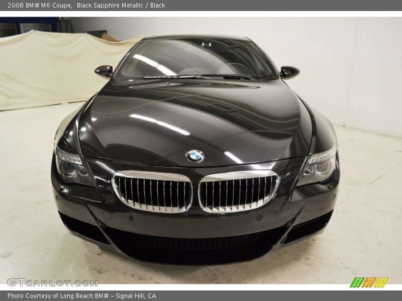 Black Sapphire Metallic / Black 2008 BMW M6 Coupe