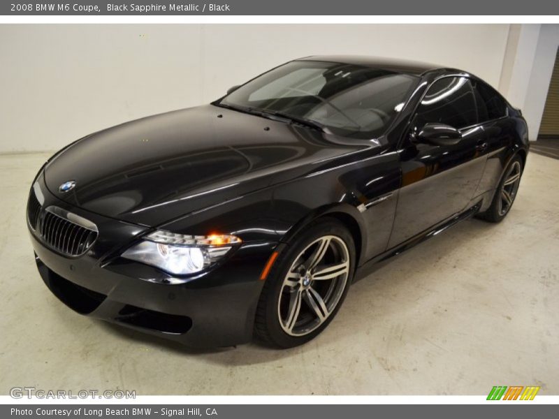 Black Sapphire Metallic / Black 2008 BMW M6 Coupe