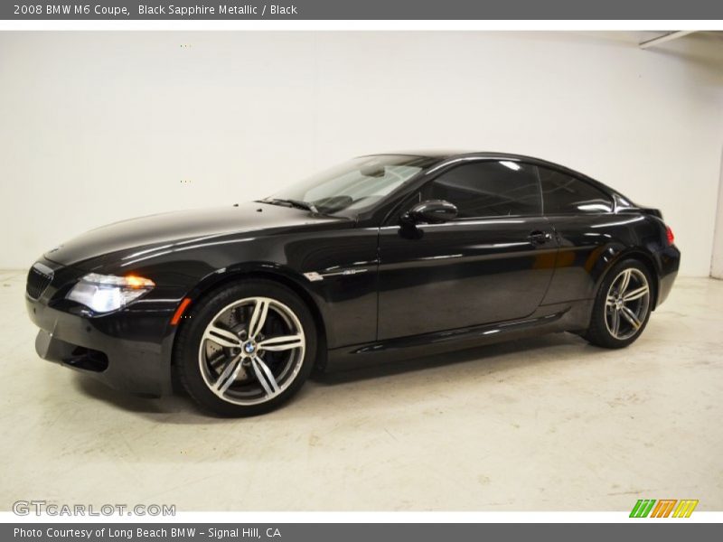 Black Sapphire Metallic / Black 2008 BMW M6 Coupe