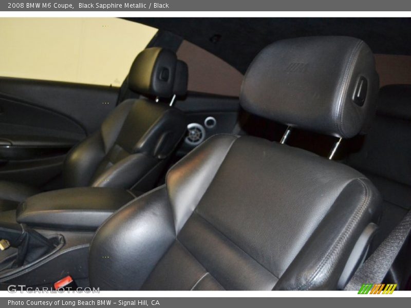 Black Sapphire Metallic / Black 2008 BMW M6 Coupe