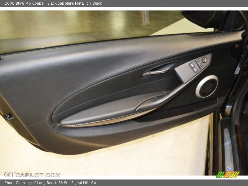 Black Sapphire Metallic / Black 2008 BMW M6 Coupe