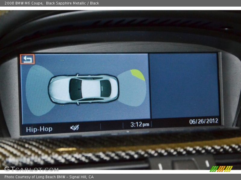 Black Sapphire Metallic / Black 2008 BMW M6 Coupe