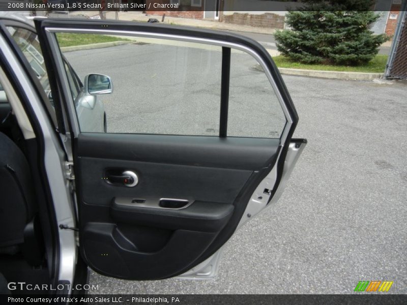 Brilliant Silver / Charcoal 2008 Nissan Versa 1.8 S Sedan