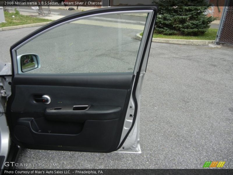 Brilliant Silver / Charcoal 2008 Nissan Versa 1.8 S Sedan