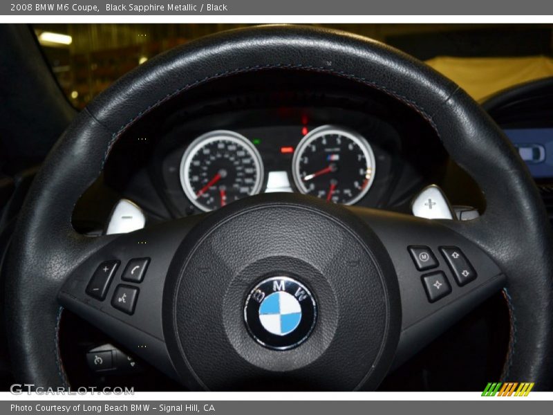 Black Sapphire Metallic / Black 2008 BMW M6 Coupe