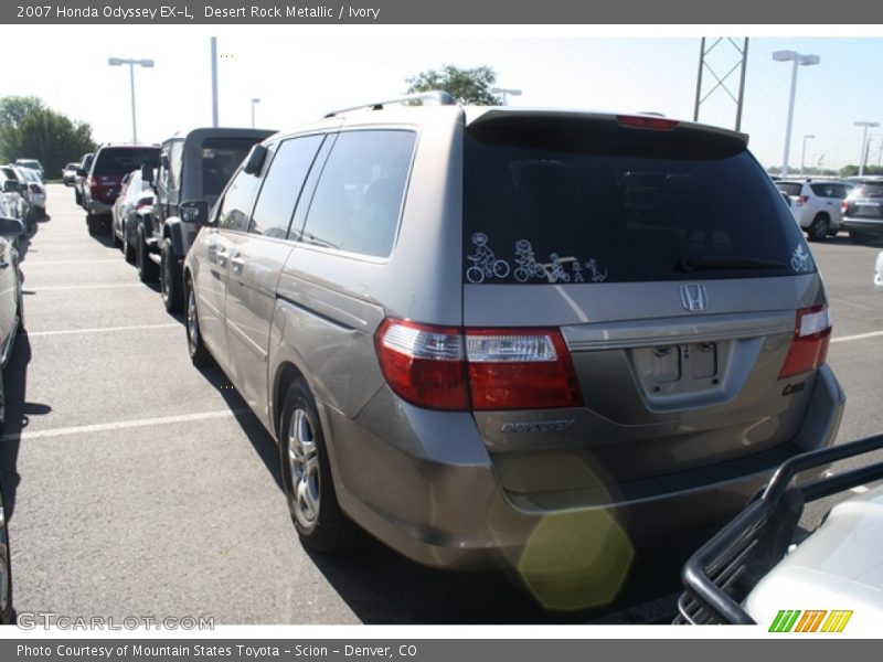Desert Rock Metallic / Ivory 2007 Honda Odyssey EX-L