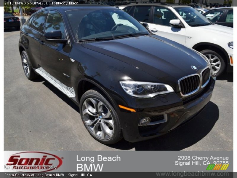 Jet Black / Black 2013 BMW X6 xDrive35i