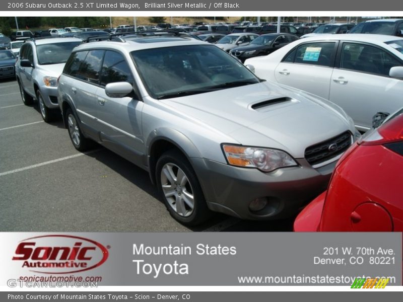Brilliant Silver Metallic / Off Black 2006 Subaru Outback 2.5 XT Limited Wagon