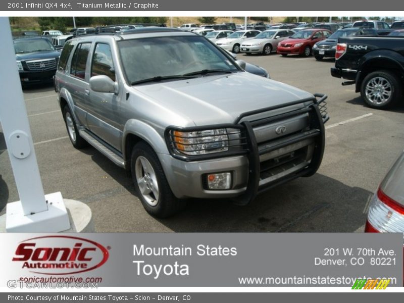 Titanium Metallic / Graphite 2001 Infiniti QX4 4x4
