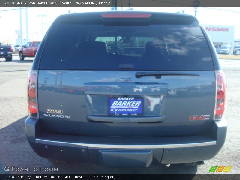 Stealth Gray Metallic / Ebony 2008 GMC Yukon Denali AWD