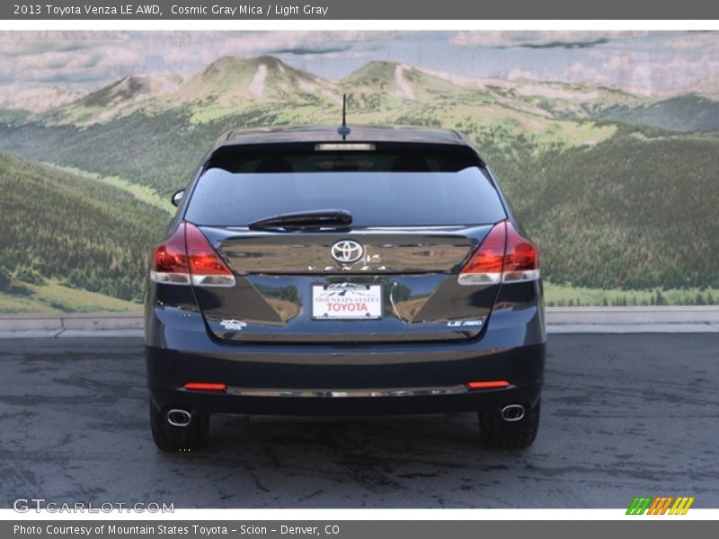 Cosmic Gray Mica / Light Gray 2013 Toyota Venza LE AWD