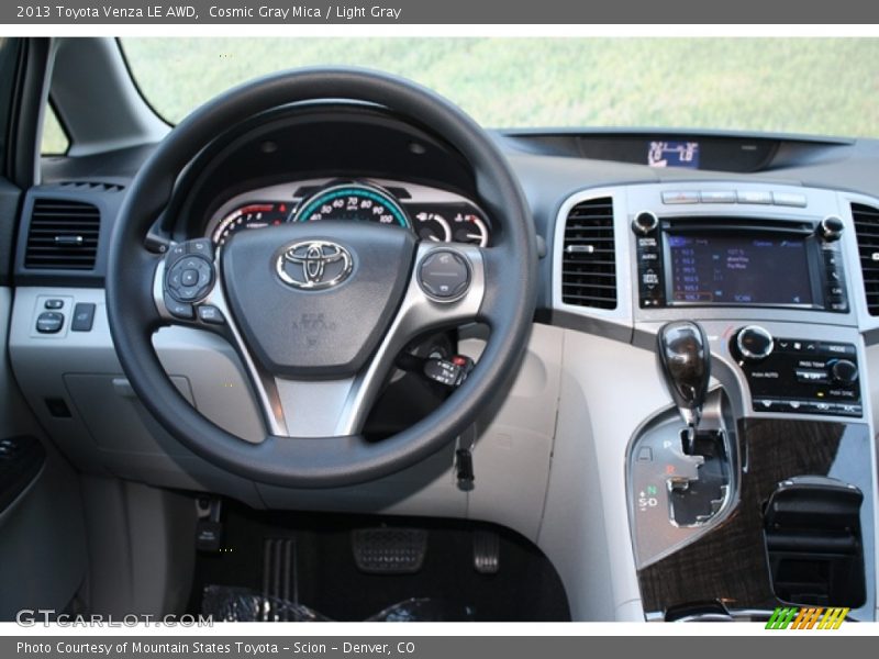 Cosmic Gray Mica / Light Gray 2013 Toyota Venza LE AWD