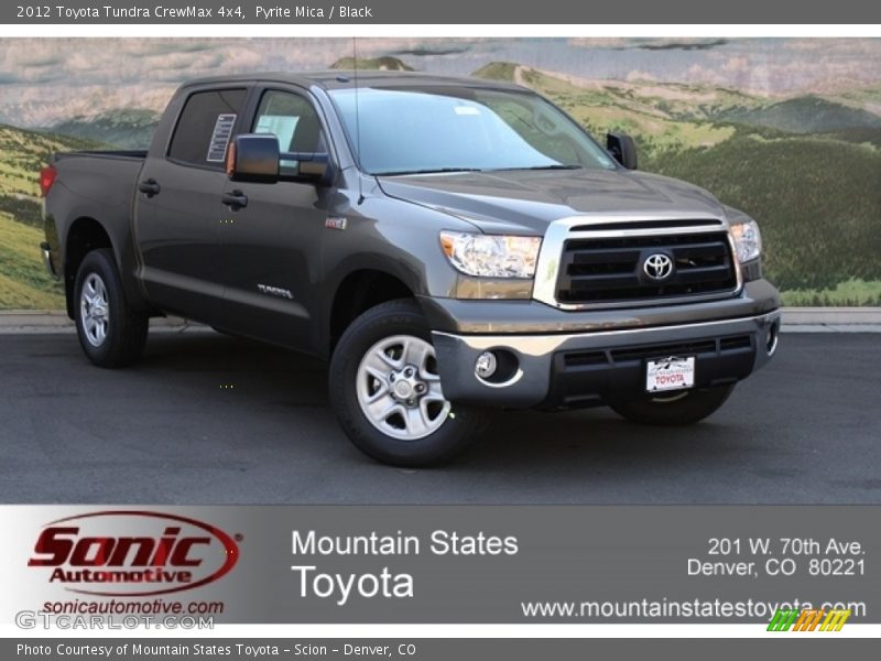 Pyrite Mica / Black 2012 Toyota Tundra CrewMax 4x4