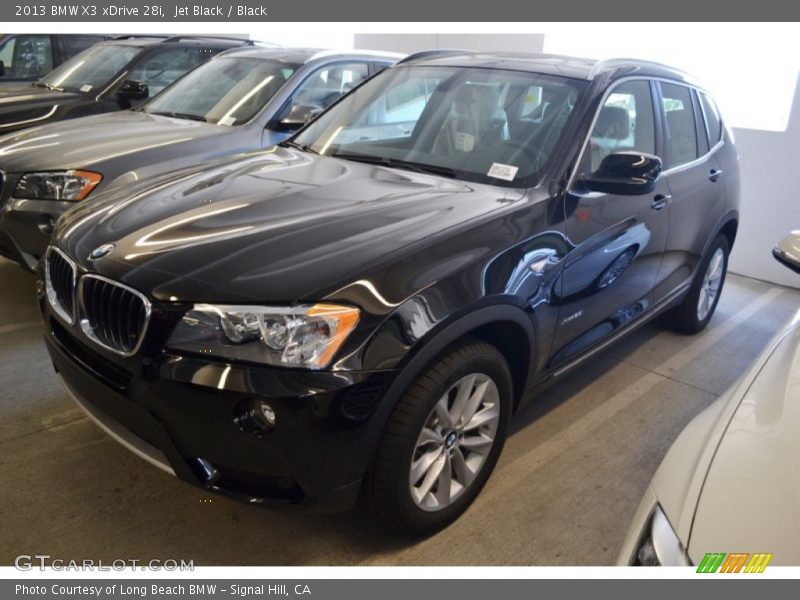 Jet Black / Black 2013 BMW X3 xDrive 28i