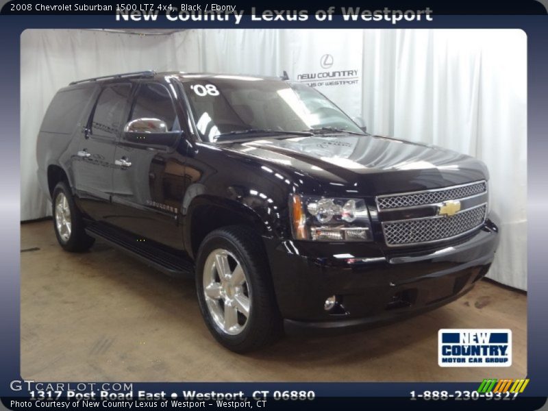 Black / Ebony 2008 Chevrolet Suburban 1500 LTZ 4x4