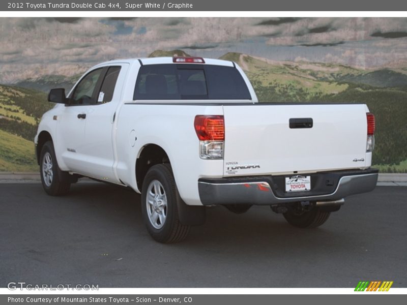 Super White / Graphite 2012 Toyota Tundra Double Cab 4x4