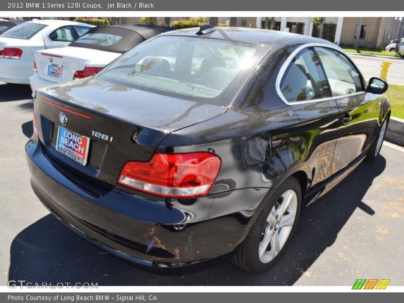 Jet Black / Black 2012 BMW 1 Series 128i Coupe