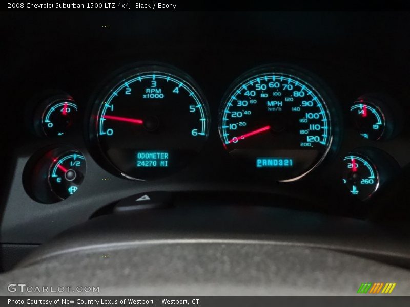 Black / Ebony 2008 Chevrolet Suburban 1500 LTZ 4x4