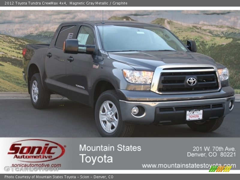 Magnetic Gray Metallic / Graphite 2012 Toyota Tundra CrewMax 4x4