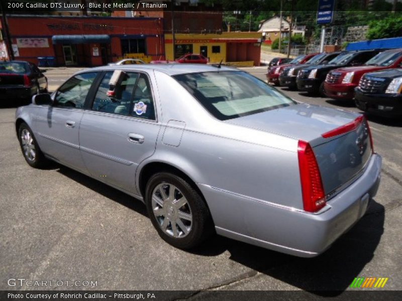 Blue Ice Metallic / Titanium 2006 Cadillac DTS Luxury